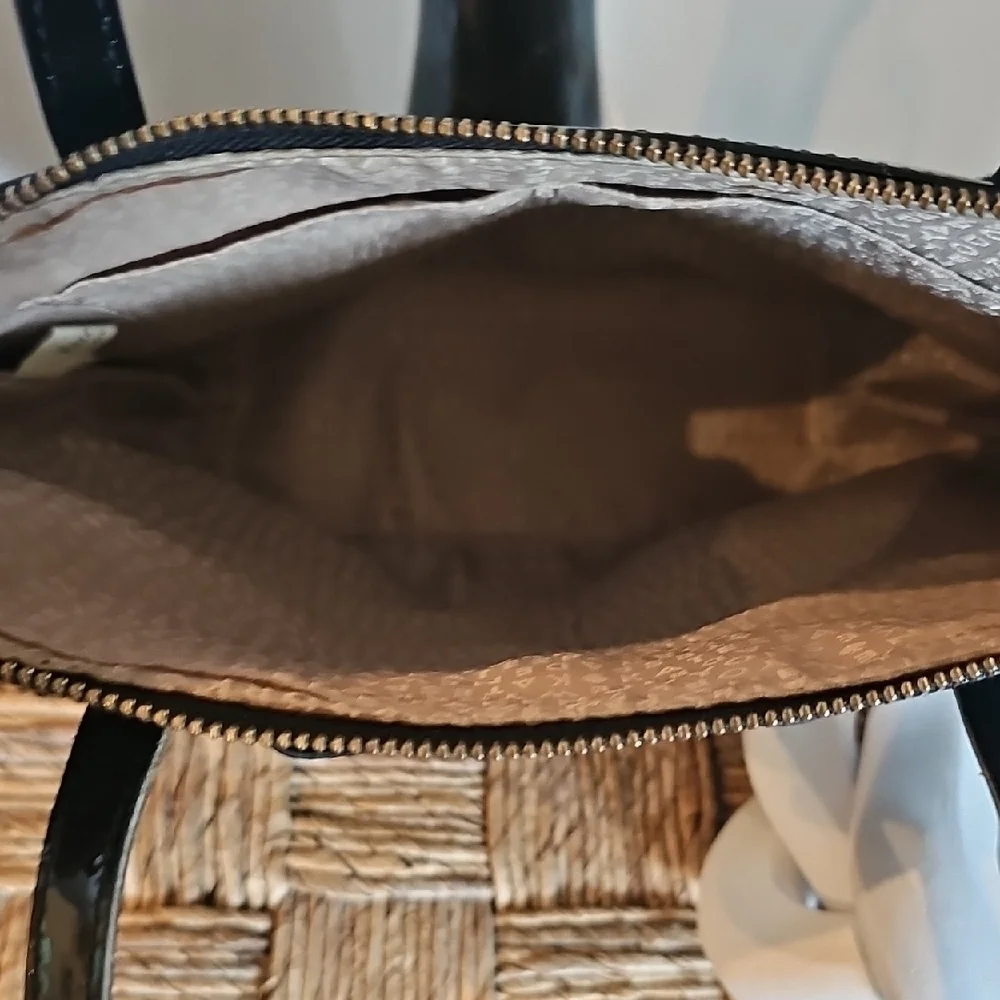 Kate Spade Black Patent Leather Tote Bag